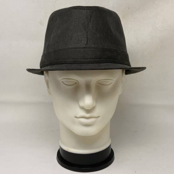 Vintage Stone Other - Vintage Stone Mens L/XL Dark Brown Gray Trilby Fedora Hat Retro Dapper MCM Indie